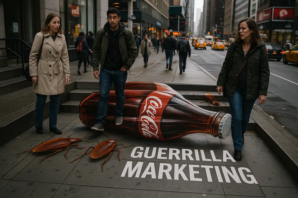 چطور با بازاریابی چریکی بدون تبلیغات پرهزینه دیده شوید؟