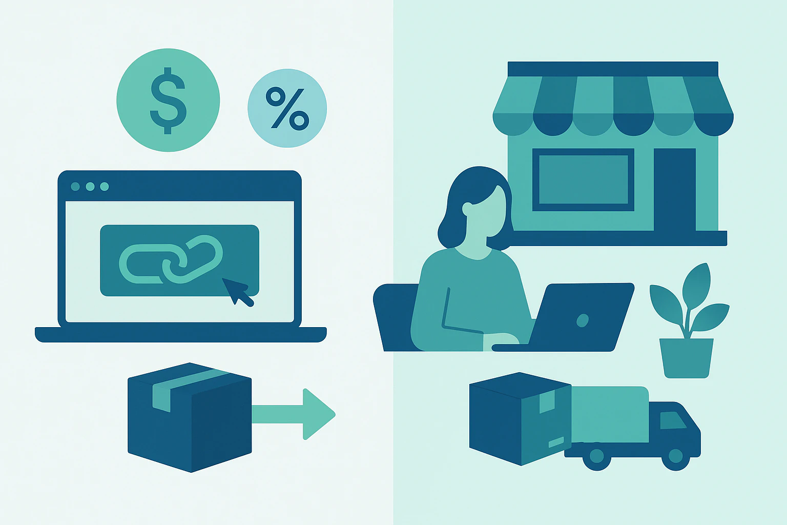 افیلیت مارکتینگ یا دراپ شیپینگ؟ کدام بهتر است؟