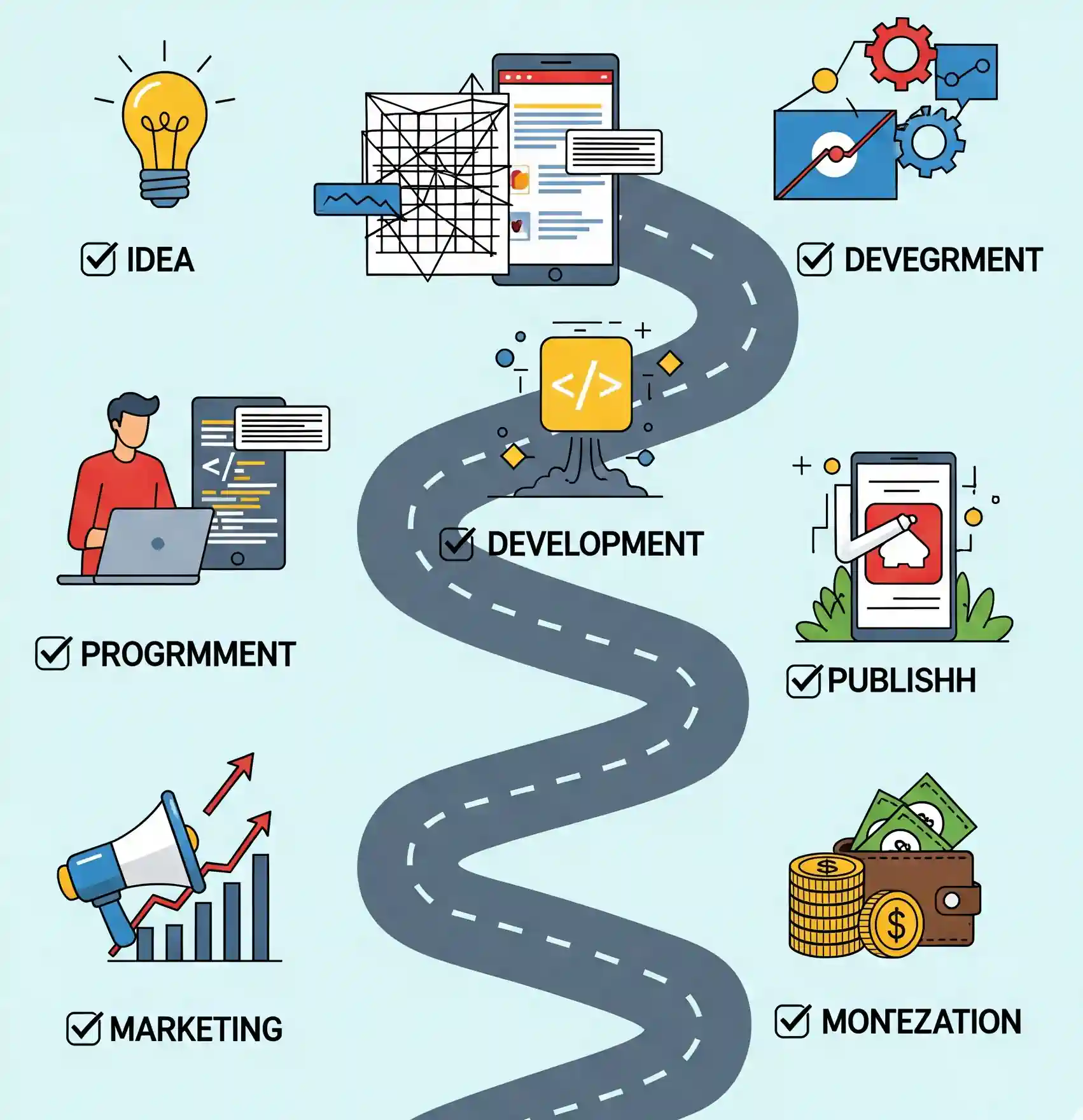 نقشه راه ساخت اپلیکیشن کاریابی (از ایده تا درآمد)