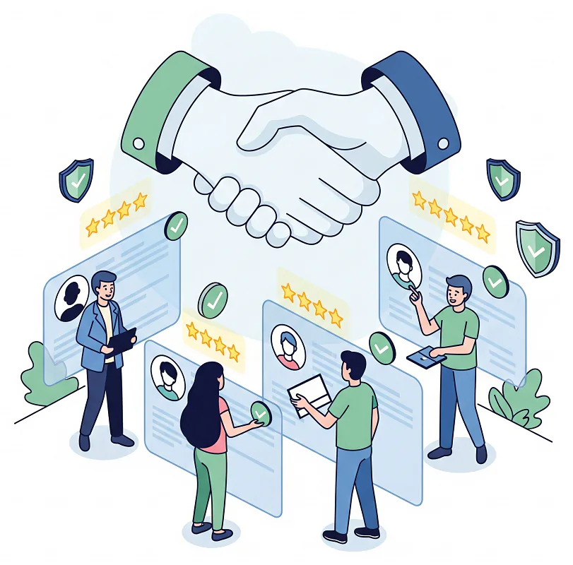 آموزش ۰ تا ۱۰۰ افزایش اعتماد کاربران در سایت‌ های واسطه