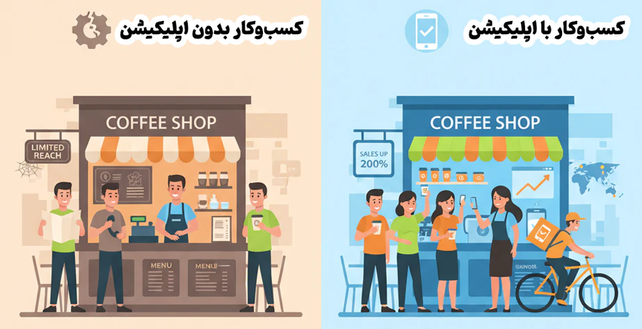 آیا کسب‌ و کار شما به اپلیکیشن موبایل نیاز دارد؟