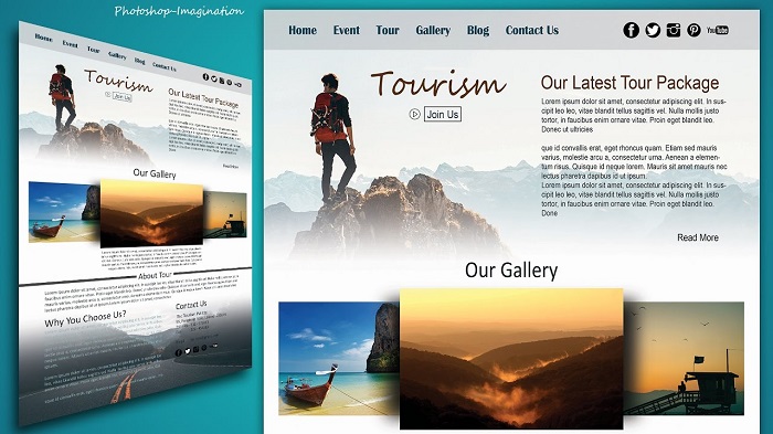 طراحی سایت توریستی و گردشگری