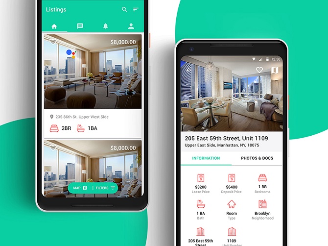 طراحی اپلیکیشن آژانس و مشاور املاک