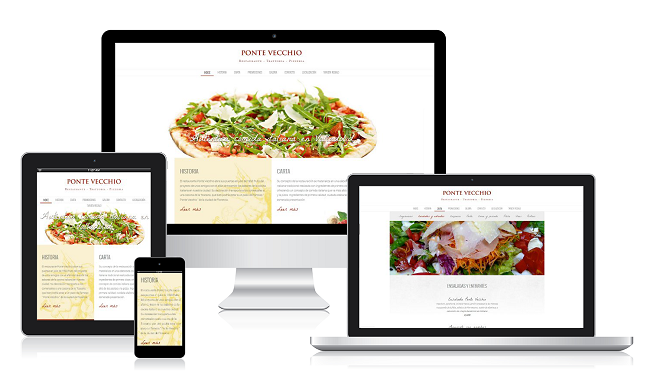 طراحی سایت و اپلیکیشن برای رستوران