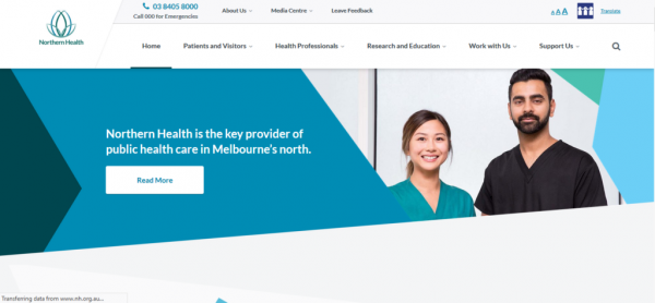 سایت Northern Health