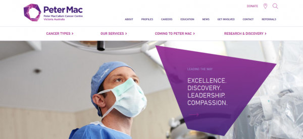 سایت پزشکی Peter MacCallum