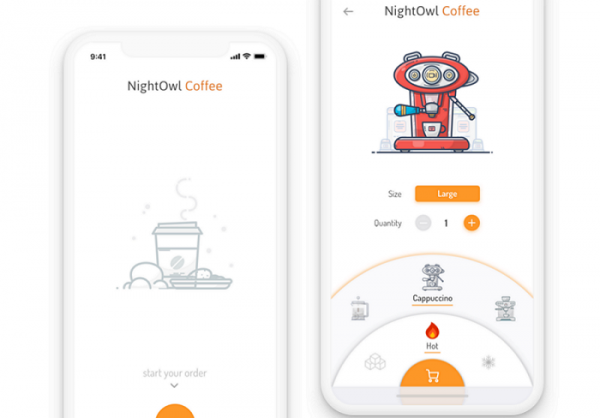 اپلیکیشن سفارش قهوه