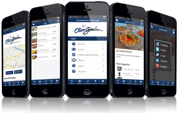 طراحی اپلیکیشن رستوران