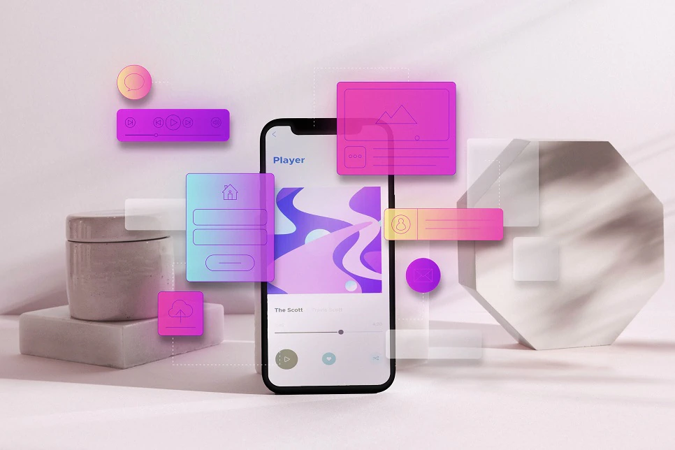 چگونه با طراحی نوآورانه، یک اپلیکیشن موبایل منحصربه فرد بسازیم؟: طراحی رابط کاربری (UI) خاص و خلاقانه