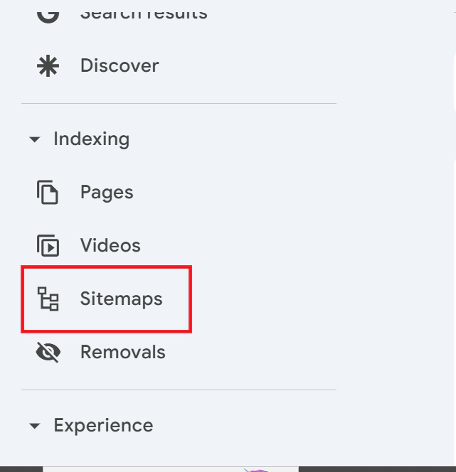 دسترسی به بخش Sitemaps سرچ کنسول