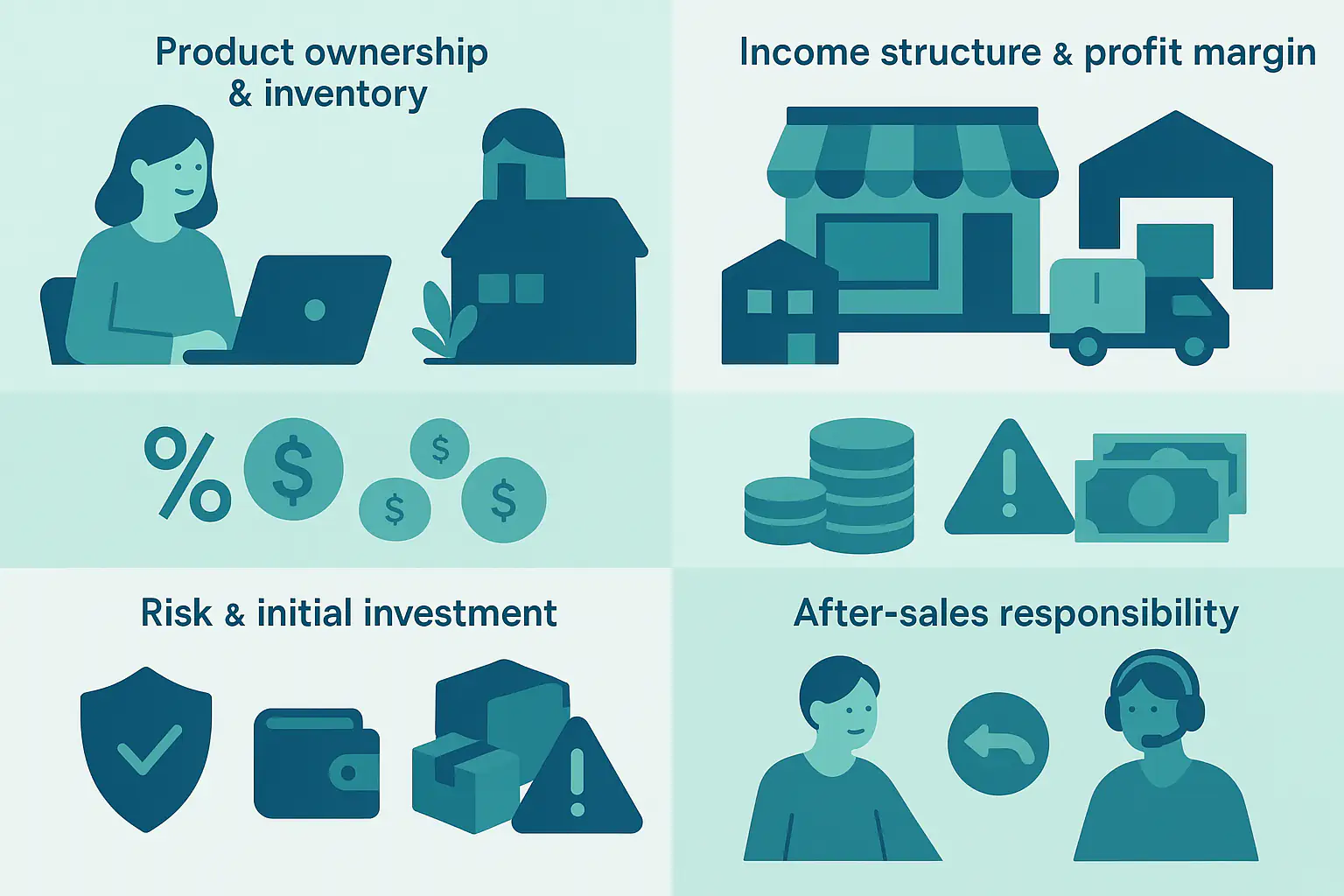 مهم ترین تفاوت های افیلیت و دراپ شیپینگ در یک نگاه