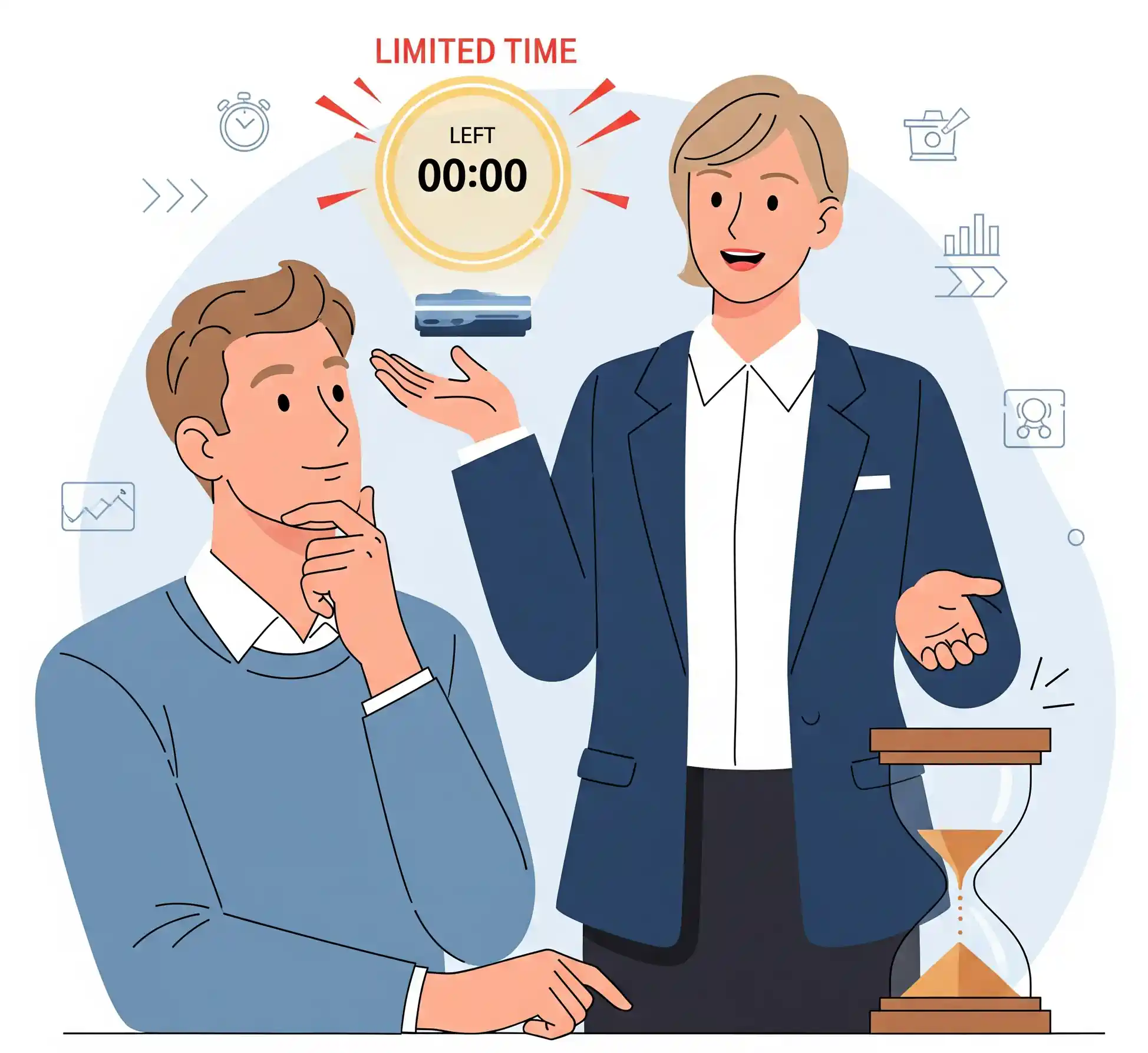 تکنیک ایجاد فوریت (Now or Never Close)