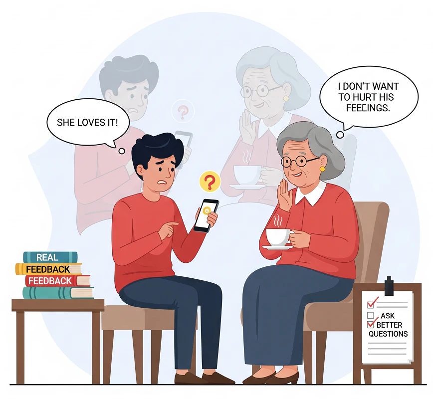  با انسان ها صحبت کنید: هنر «مامان تست»