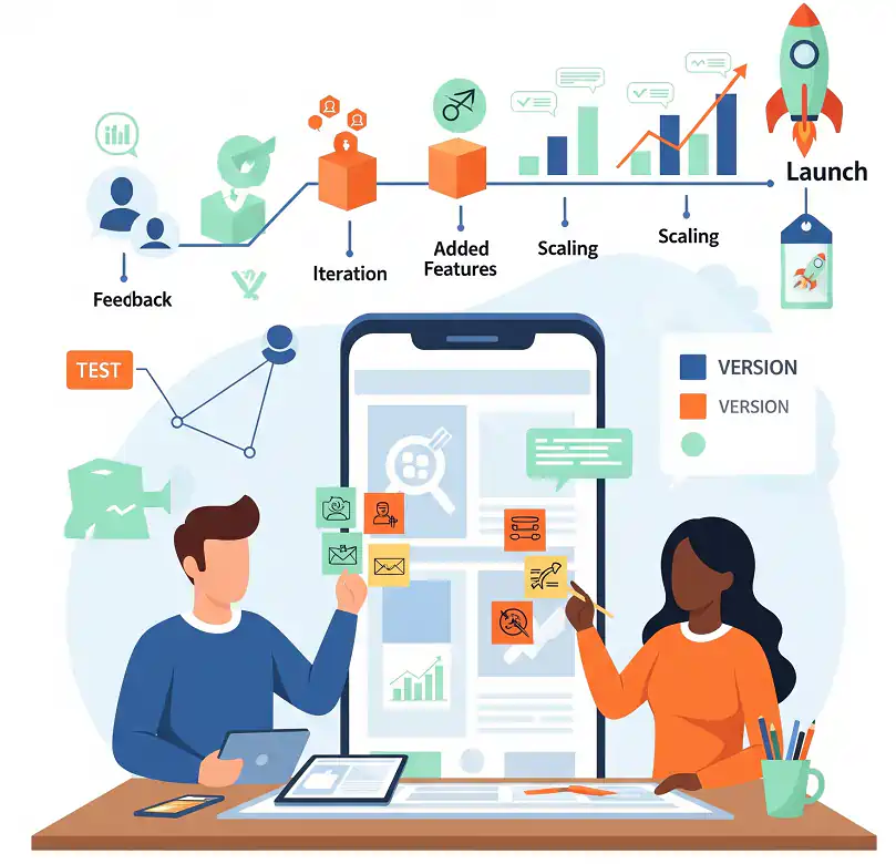 محصول یا خدمت شما - تعریف MVP و نقشه راه توسعه