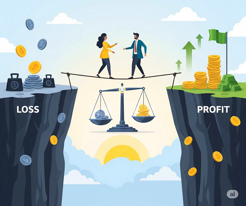 نقطه سر به سر (Break-even Point): لحظه استقلال مالی