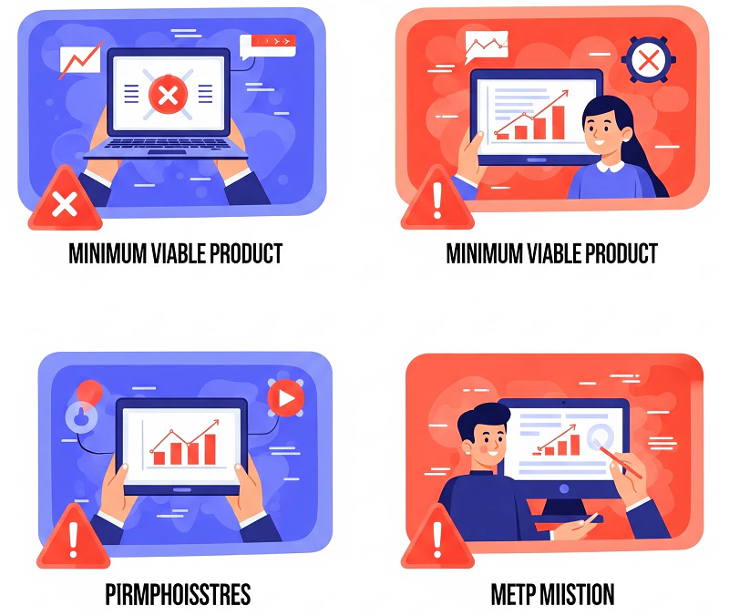 اشتباهات رایج در ساخت MVP که باید از آن ها دوری کنید