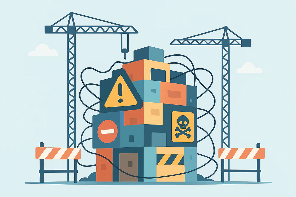 زنگ خطرهای رایج: چرا اکثر وب سایت ها قابل توسعه نیستند