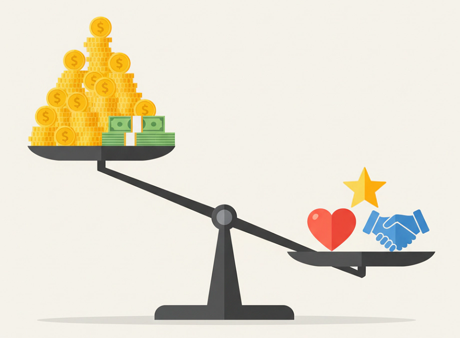 پول همه چیز نیست (دنبال دلایل واقعی بگردید)