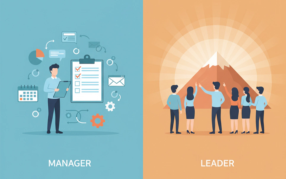 قدم بعدی: از «مدیر» (Manager) به «رهبر» (Leader) تبدیل شوید