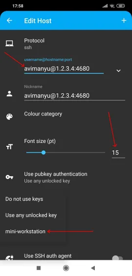 دسترسی روت و کار با ترمینال (SSH)