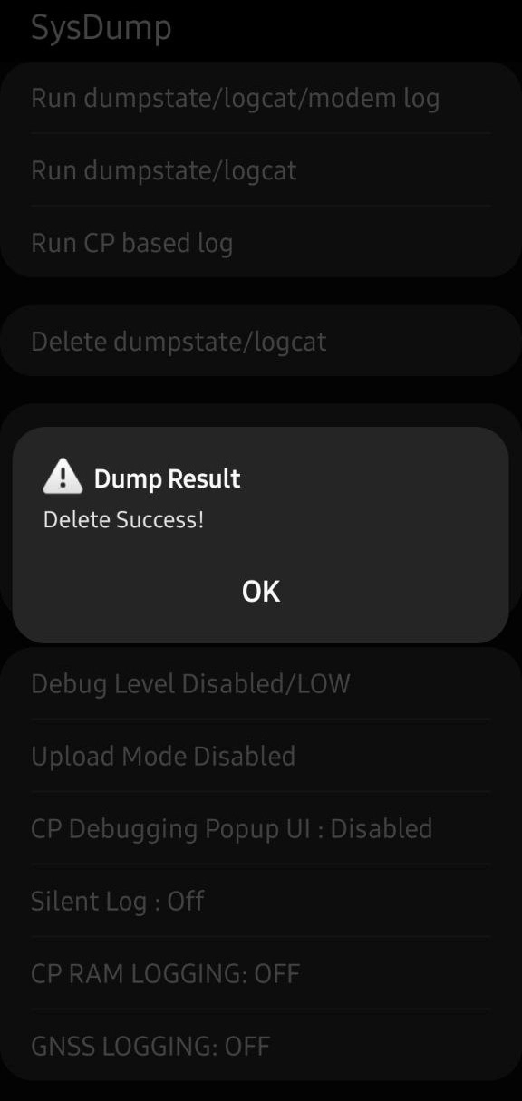 پیام Delete Dump!